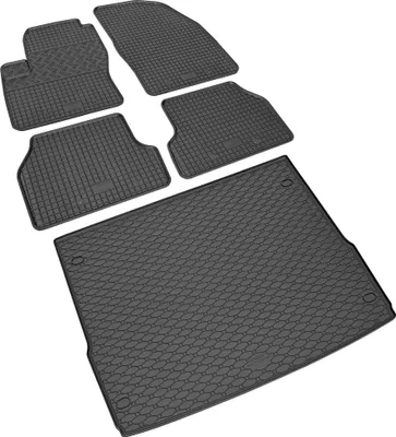 Produktbild von Passgenaue Gummifußmatten und Laderaumwanne von Z4L passend für Ford Focus Kombi ab 2005 / ab 2011