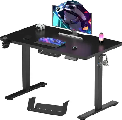 Obrázek produktu pro Elektrický stůl QE1B-1154-EUV1, 100 x 60 cm, černý