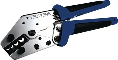 Produktbild von Crimpzange L.205mm 0,5-6 (AWG 20...10)mm² TECWERK