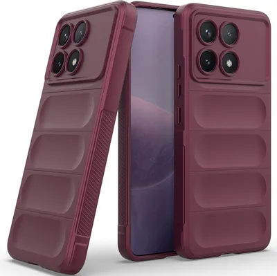 Produktbild von Handyhülle für Xiaomi Redmi K70 / K70 Pro Weich TPU Silikon Stossfest Anti-rutsch Hülle bordeaux