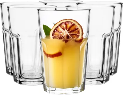 Produktbild von Glasmark KROSNO, 270ml, Set von 6, Longdrinkgläser, Trinkgläser, Highball Glas, Wassergläser, Cocktail, Caipirinha Gläser, Perfekt für Zuhause