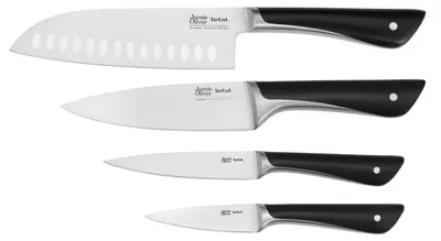 Immagine prodotto di Jamie Oliver by Tefal K267S4 Set di 4 coltelli Coltello da chef Coltello Santoku In scatola