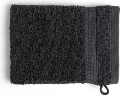 Produktbild von DoubleDry Hotel Kollektion Waschlappen Set - 6 Teilig - 100% Baumwolle - 500 g/m² - Weich - 16x21 cm - Anthrazit
