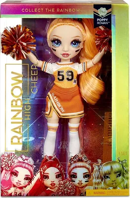 Produktbild von MGA Rainbow High Cheer Cheerleader Puppe Poppy Rowan 27 cm