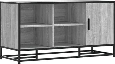 Immagine prodotto di vidaXL Panca per scarpe grigio Sonoma 100x40x53,5 cm Materiale a base di legno e metallo