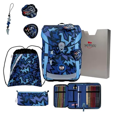 Produktbild von ErgoFlex Light Set 6-teilig Dark Dragon blau