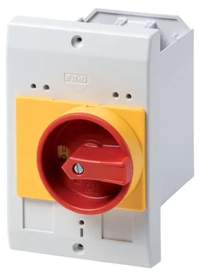 Produktbild von Eaton Leergehäuse Einbau, mit NOT-Aus-Schalter (L x B x H) 129 x 85 x 80 mm E-PKZ0-GR 1 St