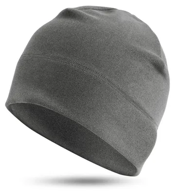 Produktbild von Laufmütze Herren Damen Fleece Thermo Atmungsaktiv Grau