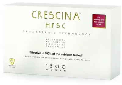 Zdjęcie produktu dla Labo, Crescina, Transdermic HFSC 1300, For Growth Stimulation, Ampoules Treatment Serum, 3.5 ml