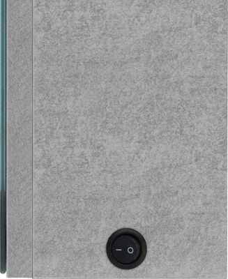 vidaXL LED-Spiegelschrank fürs Bad Betongrau 50x13x70 cm