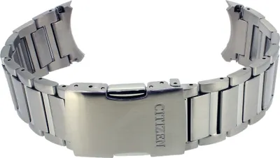 Produktbild von Citizen | Uhrenarmband Edelstahl massiv silbern 23mm für CC3000 CC3005