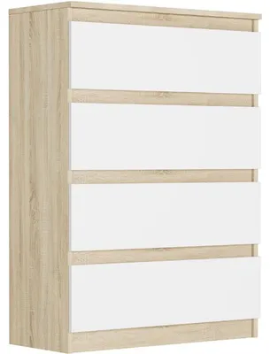 Obrázek produktu pro Komoda 70 cm 4 zásuvky skříňka FRAMIRE R-4 mix sonoma