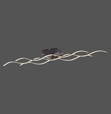 Produktbild von WAVE Leuchten Direkt Deckenleuchte, schwarz 2xLED-Board 8W 3000K, 1xLED-Board 12W 3000K Innenleuchte, IP20