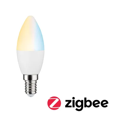 Produktbild von Paulmann Zigbee, Intelligentes Leuchtmittel, ZigBee, Weiß, LED, E14, Kerze
