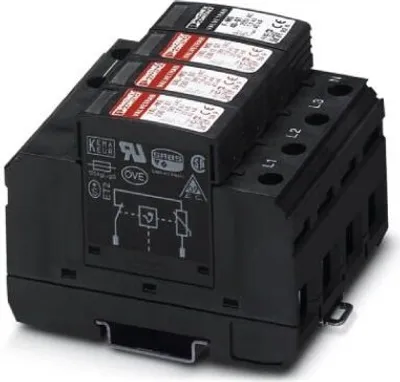 Obrázok produktu pre Phoenix Contact 2838209, 240 V, Čierna, Polyamid, IP20, 343,6 g, 71 mm