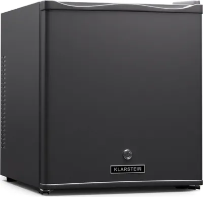 Produktbild von Klarstein Kühlschrank - mit Glastüre, 28L Mini-Kühlschrank für Getränke & Snacks, Kühlschrank Klein & Leise, Verstellbare Ablagen, Schloss, wechselbarer Türanschlag, höhenverstellbare Füße