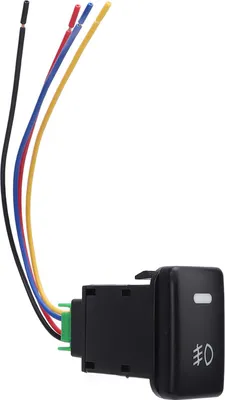Image de interrupteur à bouton-poussoir 4 pôles 12 V avec lampes à rétroéclairage LED pour rampe d'éclairage des feux antibrouillard diurnes FJ Cruiser Tacoma Tundra
