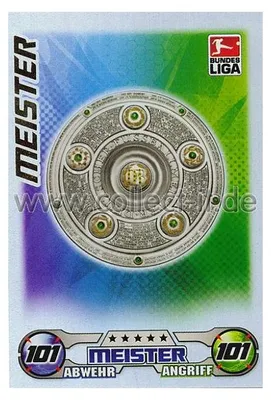 Produktbild von BUNDESLIGA MEISTERSCHALE - SONDERKARTE - SEHR SELTEN - Saison 09/10