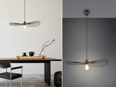 Produktbild von LED Pendelleuchte einflammig Schwarz