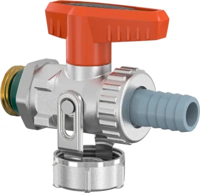 Produktbild von Simplex KFE Kugelhahn für Solar 1/2" Durchgang mit Schlauchtülle