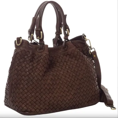 Produktbild von BZNA Handtasche Ronja braun Designer Umhängetasche Shopper