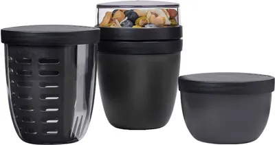 Produktbild von Mepal ELLIPSE Pot-Set 3-teilig Nordic Black