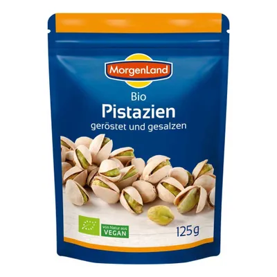 Produktbild von Jumbo Pistazien - geröstet und gesalzen 125g