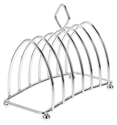 Produktbild von Edelstahl Toastständer mit Metallgriff für die Küche und das Frühstück