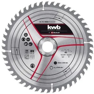 Zdjęcie produktu dla Einhell Stat. Akcesoria do pił Piła HM Ø 250x30x3,2 Z48 49589351