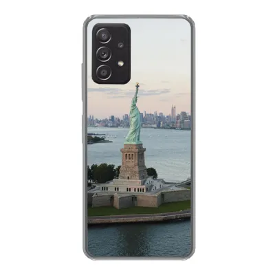 Produktbild von MuchoWow® Handyhülle Schutzhülle Hülle für Samsung Galaxy A53 5G New York - Freiheitsstatue - Amerika Silikon Softcase Handy Hülle - Schutzabdeckung