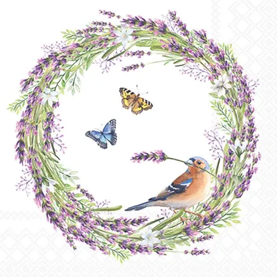 Produktbild von Servietten 25x25 cm - Chaffinch white