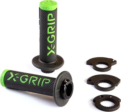 Zdjęcie produktu dla Uchwyty Braaaap Lock-On-Grip W Kolorze Zielonym Z Adapterami Rolgaz