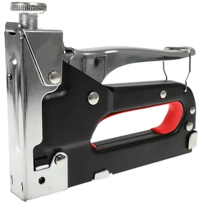 Produktbild von WALTER Handtacker-Set mit einstellbarer Schusskraft, ergonomischer Handgriff für bessere Handhabung, Magazinkapazität 50 Stück, inkl. umfangreiches Klammern-Zubehör und Aufbewahrungskoffer
