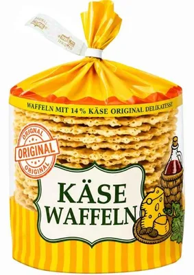 Produktbild von Käsewaffeln Original Waffeln mit 14% Käse