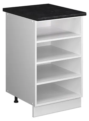 Produktbild von Küchenregal Vicco Fame-Line Weiß 50 cm, AP Anthrazit, Model 65819