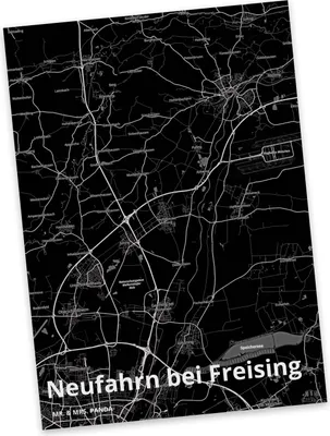 Produktbild von Mr. & Mrs. Panda Postkarte Neufahrn bei Freising - Geschenk, Postkarten, kunstkarte, Ansichtskarte, Stadt, Dorf Karte Landkarte Map Stadtplan, Grußkarte, Ansichtskarten
