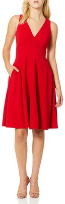 Produktbild von Dress the Population Catalina Kleid für Damen, halblang, ärmellos, enganliegend,