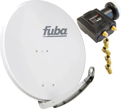 Produktbild von Fuba DAA 850 G Satellitenantenne Aluminium Grau PremiumX DELUXE Twin LNB
