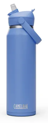 Isolierte Edelstahlflasche mit Trinkhalm, 940 ml, Himmelblau
