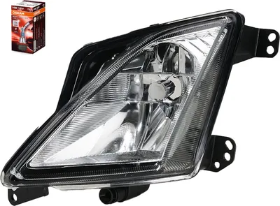 Imagen del producto de Faro antiniebla izquierdo + bombilla Osram Night Breaker Laser compatible con Ford Focus, modelos: 322529, 2239217, JX713B221DC, 2291595, JX713B221FB