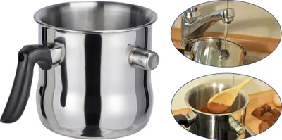 Produktbild von HI Milchtopf 1,2 L Doppelwandig Edelstahl