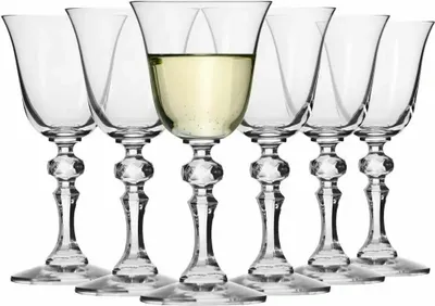 Produktbild von KROSNO Krista Weißweinglas, 6er-Set, 150 ml