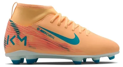 Imagen del producto de Nike Zoom Mercurial Superfly 10 Club MG, edición Kylian Mbappé, color Melon Tint (talla para jóvenes), número de calzado europeo 37.5