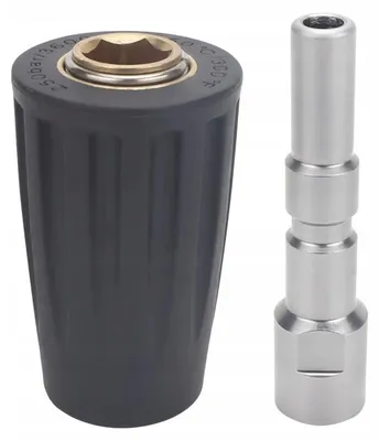 Immagine prodotto di Rosfix Set KEW Attacco Rapido G1/4 – 250 bar, 150°C, ottone/acciaio Inossidabile | Per Idropulitrici Ad Alta Pressione Nilfisk, Kranzle K2160 – K2195