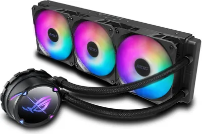 Produktbild von ASUS ROG STRIX LC II 360 ARGB Prozessor All-in-One-Flüssigkeitskühler 12 cm Schwarz