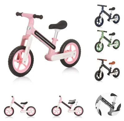 Obrázok produktu pre Chipolino balančný bicykel Spark 12 palcov svetelné efekty výškovo nastaviteľné protišmykové rukoväte ružová