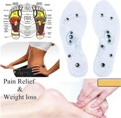 Produktbild von Magnetische Einlegesohlen zur Schmerzlinderung, gegen Schweißbildung und zur Gewichtsreduktion; magnetische Massage-Einlegesohlen; Einlegesohlen für die Frauengesundheit