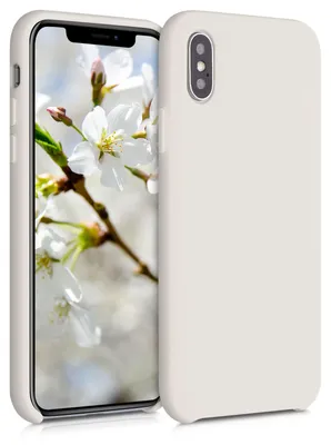 Produktbild von kwmobile Handyhülle für Apple iPhone X Hülle - Case Silikon - Kabelloses Laden - Schutzhülle Cover in Moon Glow