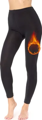 Image de Merry Style Thermo Leggings Femme Caleçon thermique doublé MS-ATX-441 (Noir, XL/XXL)