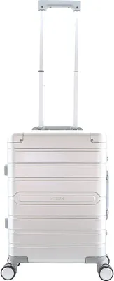 Produktbild von Aluminium Handgepäck Rollen Koffer 55 cm Reisetrolley 35 Li Silber Alu Bowatex